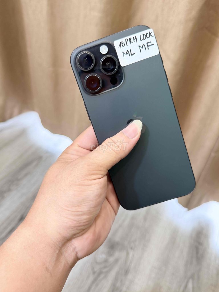 Apple iPhone 16 Pro Max 256GB Đen Lock. Mua bán Điện thoại tại Quận Thanh Xuân Hà Nội được đăng bởi Đặng Minh Kiên hình 1