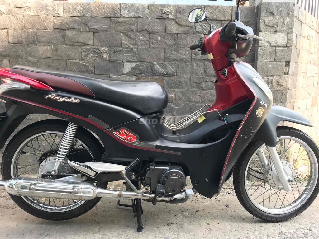 SYM Angela 2018 50cc Đen Đỏ. Mua bán Xe máy tại Quận Bình Tân Tp Hồ Chí Minh được đăng bởi Lê Văn Khang hình 5