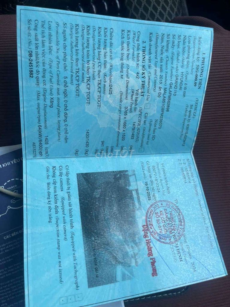 Hyundai Grand i10 2015 1.2 AT - 42 km. Mua bán Ô tô tại Huyện Củ Chi Tp Hồ Chí Minh được đăng bởi Minh Thông hình 12