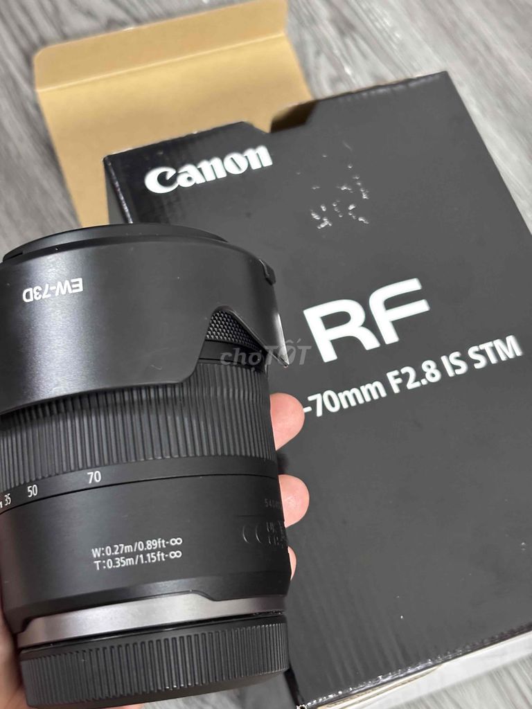 Ống kính Canon 28-70F2.8 Fullbox BH T12/27. Mua bán Máy ảnh, Máy quay tại Quận Tân Bình Tp Hồ Chí Minh được đăng bởi Thủy hình 1