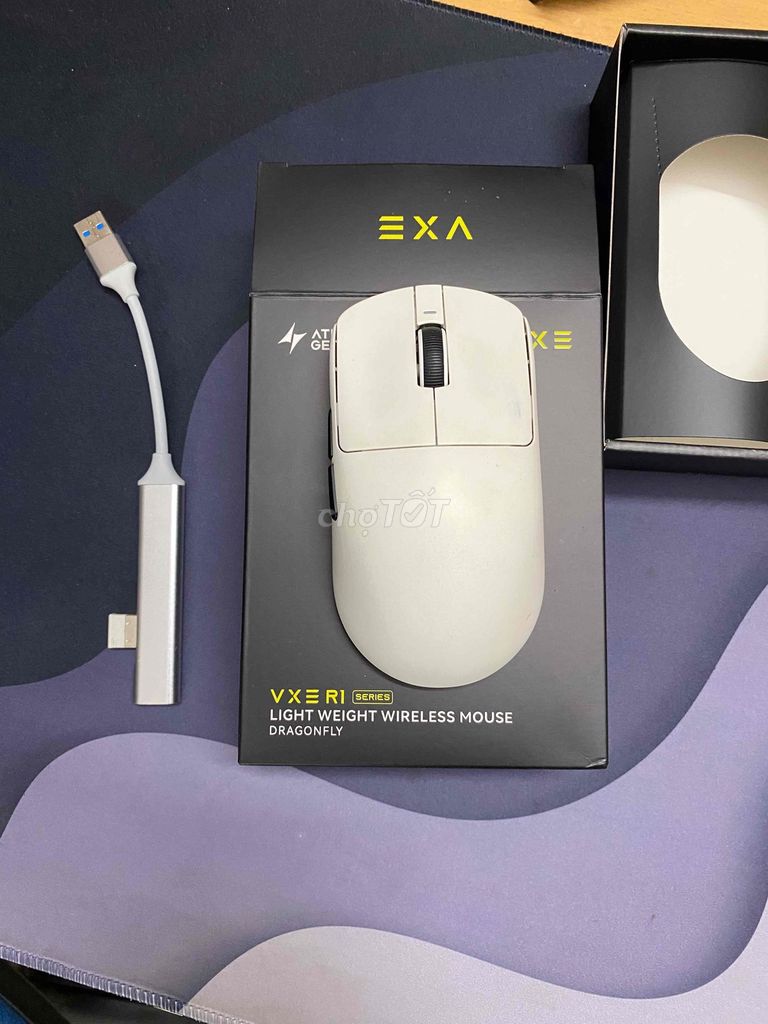 Chuột VXE r1 màu trắng. Mua bán Phụ kiện (Màn hình, Chuột...) tại Huyện Văn Lâm Hưng Yên được đăng bởi Trinh Bach hình 1