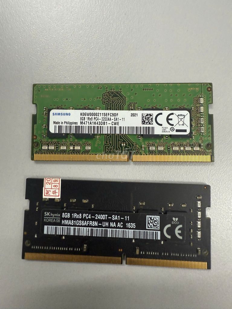 RAM Laptop Samsung 8GB DDR4 / SK Hynix 8GB DDR4 . Mua bán Linh kiện (RAM, Card...) tại Huyện Đông Anh Hà Nội được đăng bởi Phạm Nghĩa hình 1