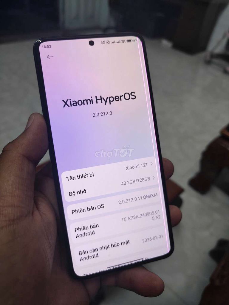 Xiaomi 12T 5G 128GB Xanh. Mua bán Điện thoại tại Thành phố Biên Hòa Đồng Nai được đăng bởi Thói đời hình 1