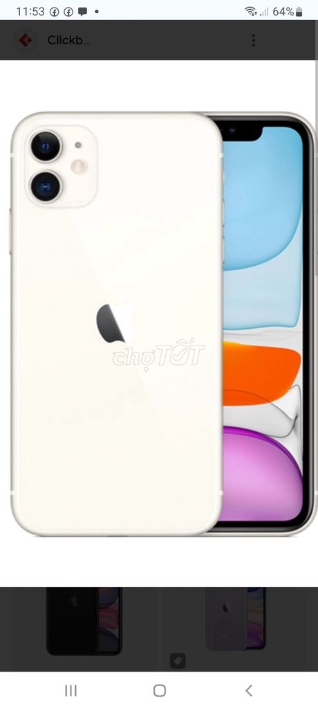 Mua iphone 11 thường màu trắng 128gb