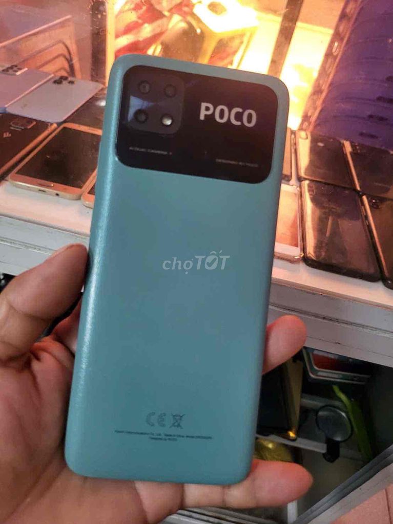 POCO C40 4GB/64GB Xanh ngọc Vỡ kính. Mua bán Điện thoại tại Thành phố Vũng Tàu Bà Rịa - Vũng Tàu được đăng bởi sơn vũng tàu hình 1