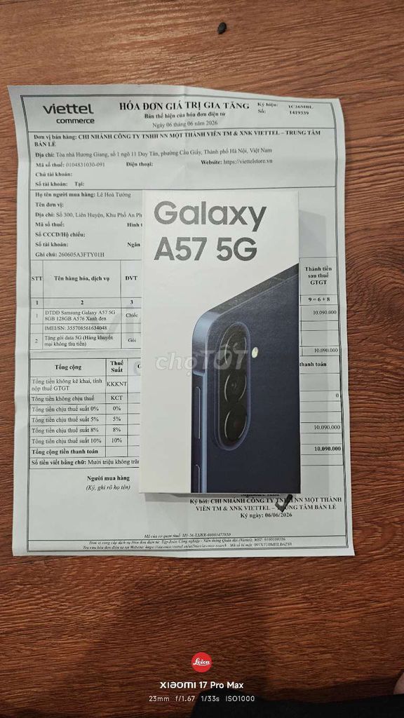 Samsung Galaxy A57 5G 128GB Mới 100%. Mua bán Điện thoại tại Thành phố Thuận An Bình Dương được đăng bởi Hoà Tường  hình 1