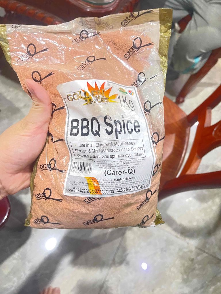 Gia vị BBQ Golden Spices 1kg. Mua bán Đồ ăn, thực phẩm và các loại khác tại Quận Tân Bình Tp Hồ Chí Minh được đăng bởi mẹ bĩm thanh lí đồ cá nhân hình 1