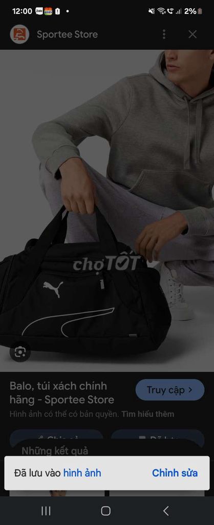 Túi xách Puma hang xuat dư. Mua bán Túi xách tại Quận 10 Tp Hồ Chí Minh được đăng bởi lip hình 1