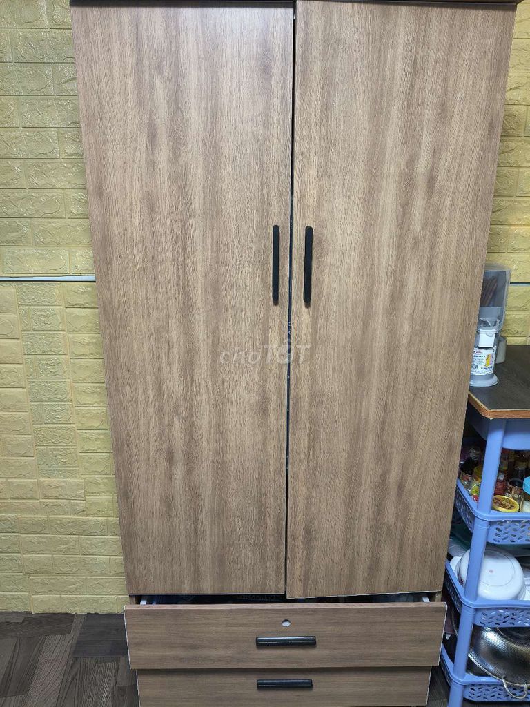 Tủ quần áo Gỗ 1m8x80cm Đài Loan. Mua bán Tủ, kệ gia đình tại Quận 10 Tp Hồ Chí Minh được đăng bởi MINH LONG hình 1