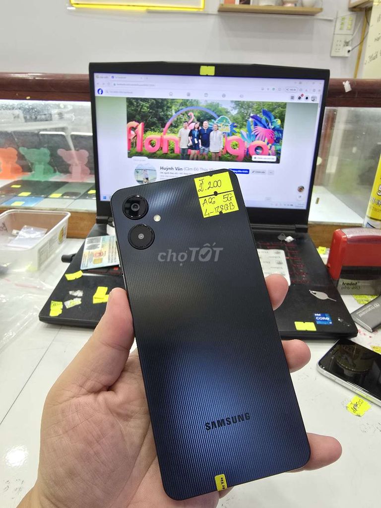 Samsung A06 5G 4GB/128GB Đen. Mua bán Điện thoại tại Thành phố Long Xuyên An Giang được đăng bởi Facebook Cầm Đồ Thúy Vân hình 1