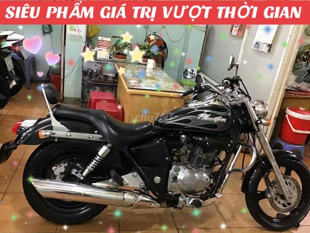 PHANTOM 200.HONDA NHẬT.SX 2008.ODO 10K.MÁY MÓC ZIN. Mua bán Xe máy tại Quận Phú Nhuận Tp Hồ Chí Minh được đăng bởi MOTO LUU THANH HAI  77A hình 4