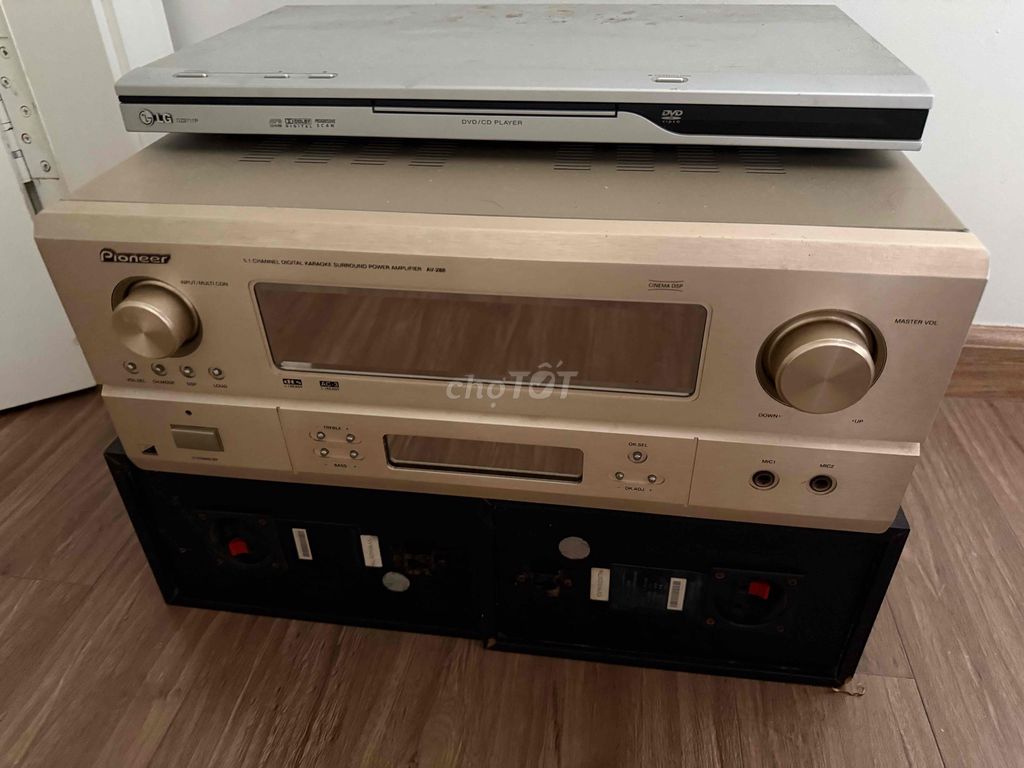 Amply karaoke Pioneer AV-288 Vàng đồng. Mua bán Tivi, Âm thanh tại Quận Hai Bà Trưng Hà Nội được đăng bởi Seabird hình 1