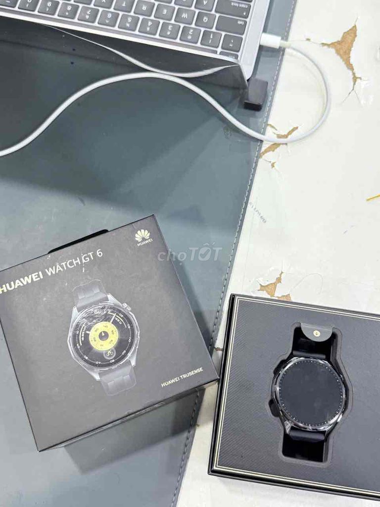 Huawei GT 6 Đen fullbox bh 12/2026. Mua bán Thiết bị đeo thông minh tại Quận 5 Tp Hồ Chí Minh được đăng bởi Phan Thế Phong  hình 1