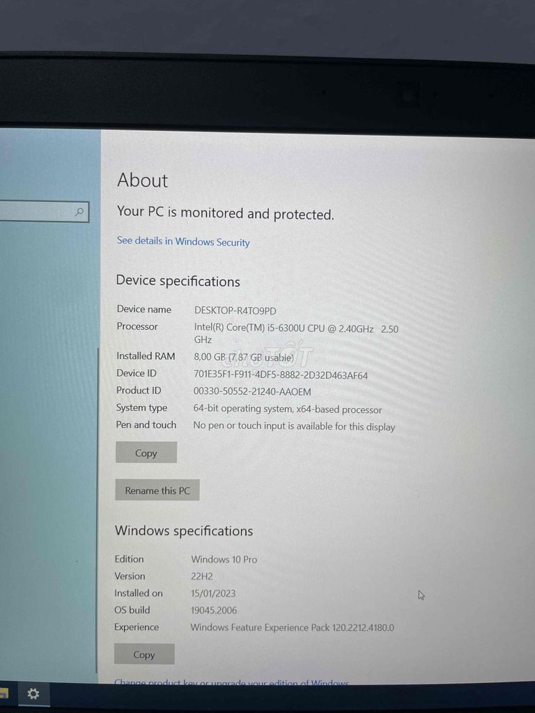 Dell Laptop i5-6300U 8GB/256GB. Mua bán Laptop tại Quận Liên Chiểu Đà Nẵng được đăng bởi duy hình 1