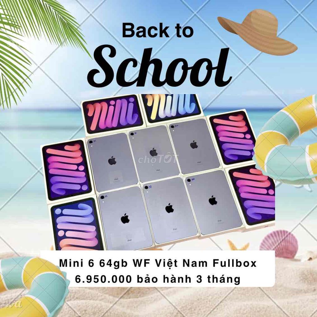 iPadMini6 64gb WF Fullbox VN/A - BảoHành3Tháng. Mua bán Máy tính bảng tại Thành phố Thủ Đức Tp Hồ Chí Minh được đăng bởi iPad SG hình 1