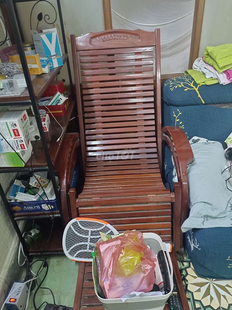 Ghế bập bênh gỗ màu Nâu. Mua bán Nội thất, đồ gia dụng khác tại Quận Hai Bà Trưng Hà Nội được đăng bởi Chau pham hình 1