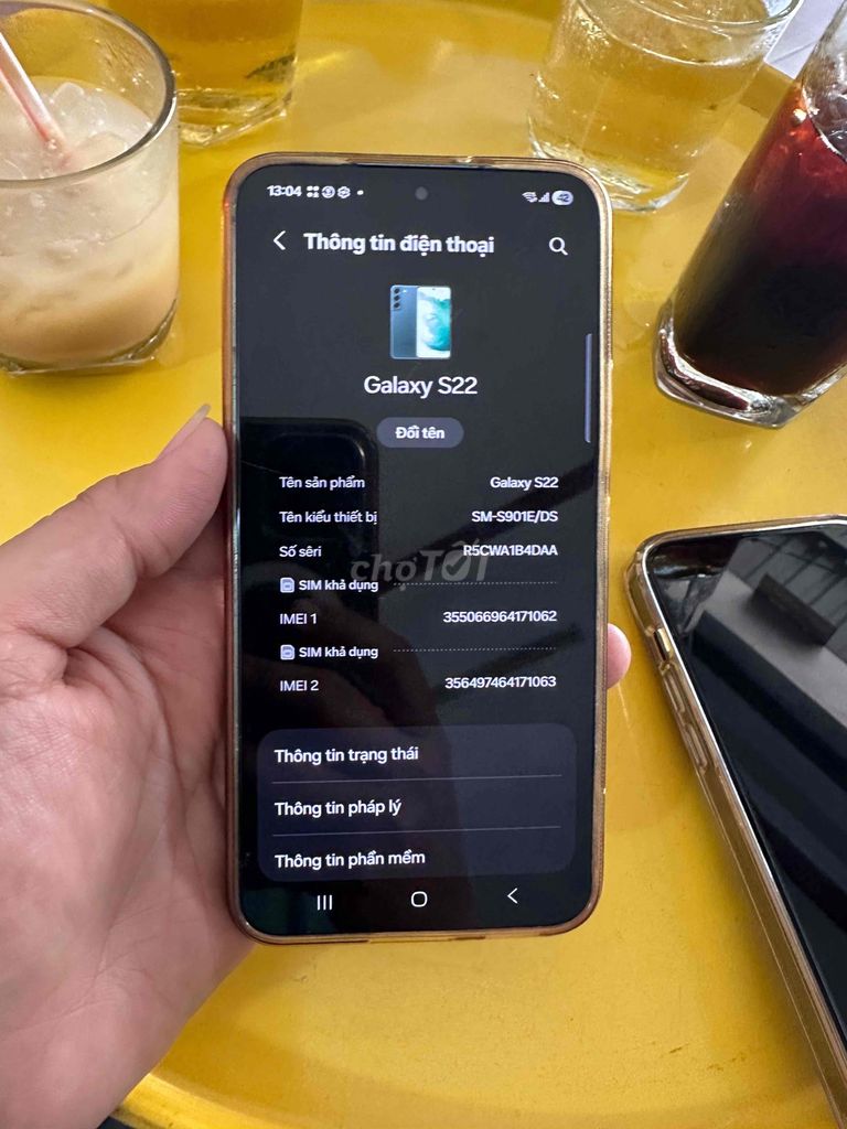 Samsung Galaxy S22 Xanh 97%. Mua bán Điện thoại tại Quận 7 Tp Hồ Chí Minh được đăng bởi Quốc hình 1