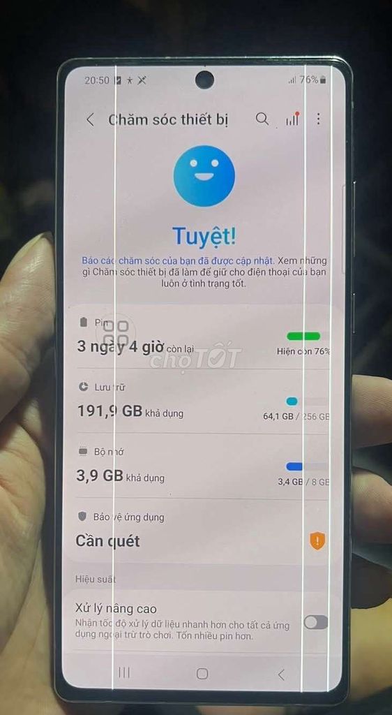 Samsung Note 20 256GB Xanh. Mua bán Điện thoại tại Huyện Ia Pa Gia Lai được đăng bởi Minh Thắng hình 1