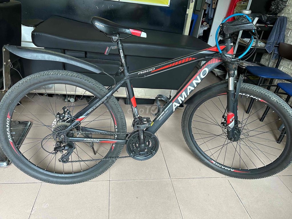 Xe đạp địa hình chính hãng AMANO MTB A200. Mua bán Xe đạp tại Quận Cầu Giấy Hà Nội được đăng bởi Phạm Minh Triệu hình 2