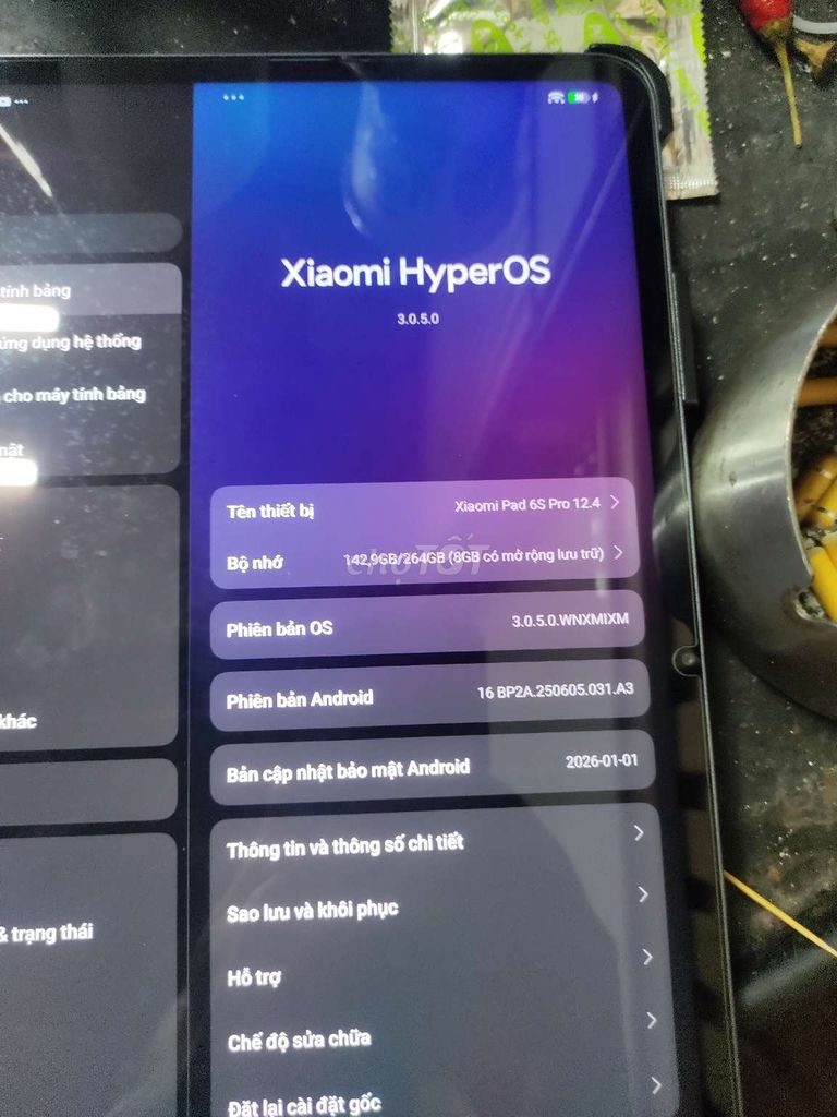 Xiaomi Pad 6S Pro 12.4 264GB. Mua bán Máy tính bảng tại Quận 12 Tp Hồ Chí Minh được đăng bởi Tên chưa cung cấp hình 1