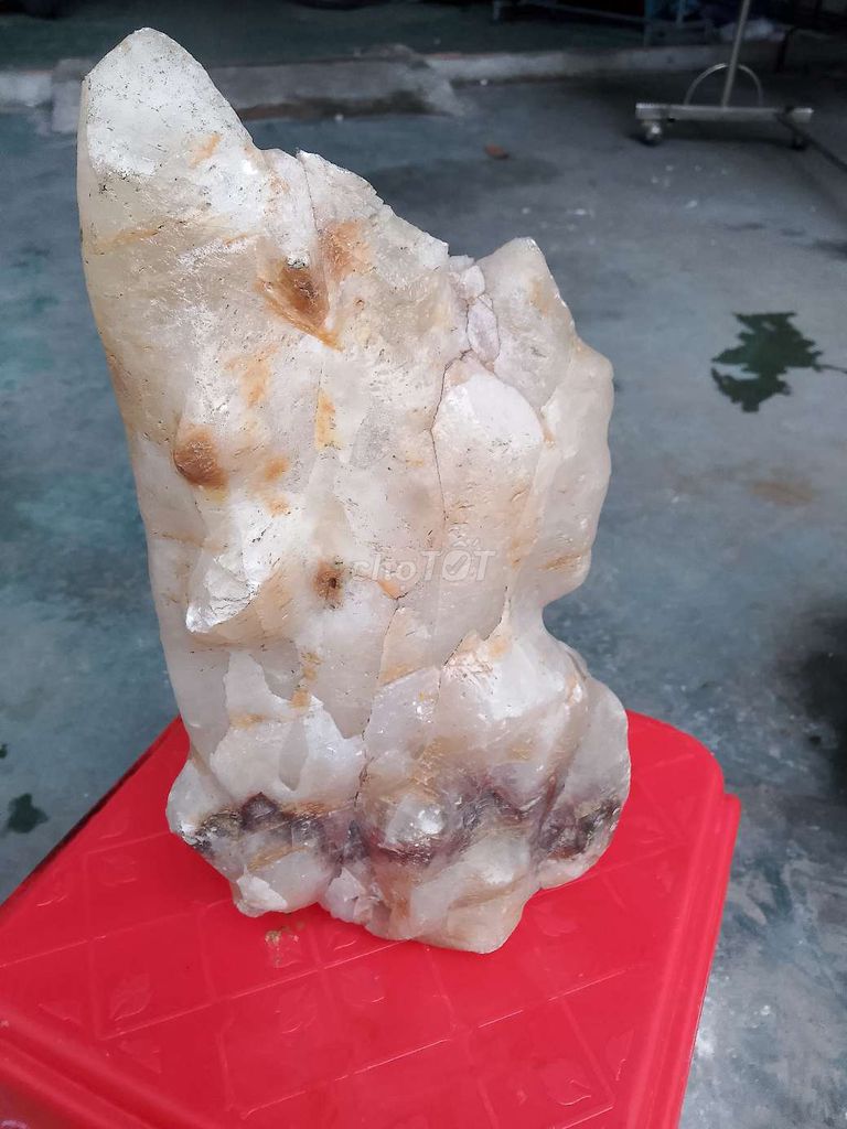 Đá phong thủy Thạch anh tự nhiên Trắng. Mua bán Đồ sưu tầm, đồ cổ tại Quận 6 Tp Hồ Chí Minh được đăng bởi Ngọc Lực hình 1