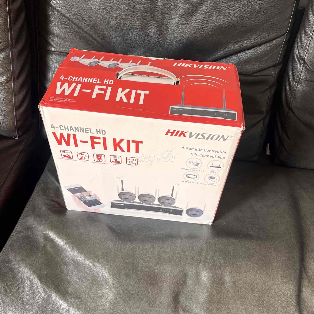 Bộ kit 4 camera Hikvision mới + Đầu ghi NVR wifi. Mua bán Máy ảnh, Máy quay tại Thành phố Dĩ An Bình Dương được đăng bởi Hoang hình 1