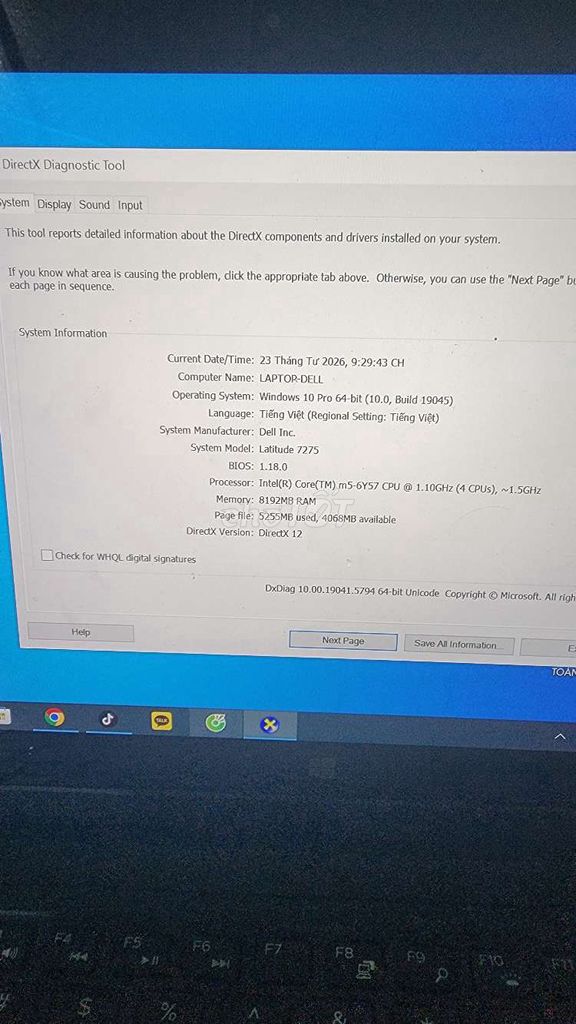 Dell Latitude 7275 m5-6Y57 8GB/512GB. Mua bán Laptop tại Thành phố Bắc Ninh Bắc Ninh được đăng bởi Nguyễn Mạnh Hùng hình 1