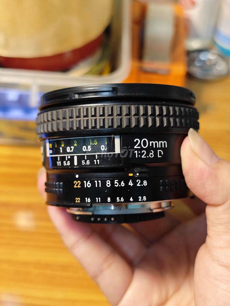 Ống kính Nikon 20mm f/2.8D góc rộng Đen. Mua bán Máy ảnh, Máy quay tại Quận 8 Tp Hồ Chí Minh được đăng bởi Vương Thị Phương Thoa hình 1