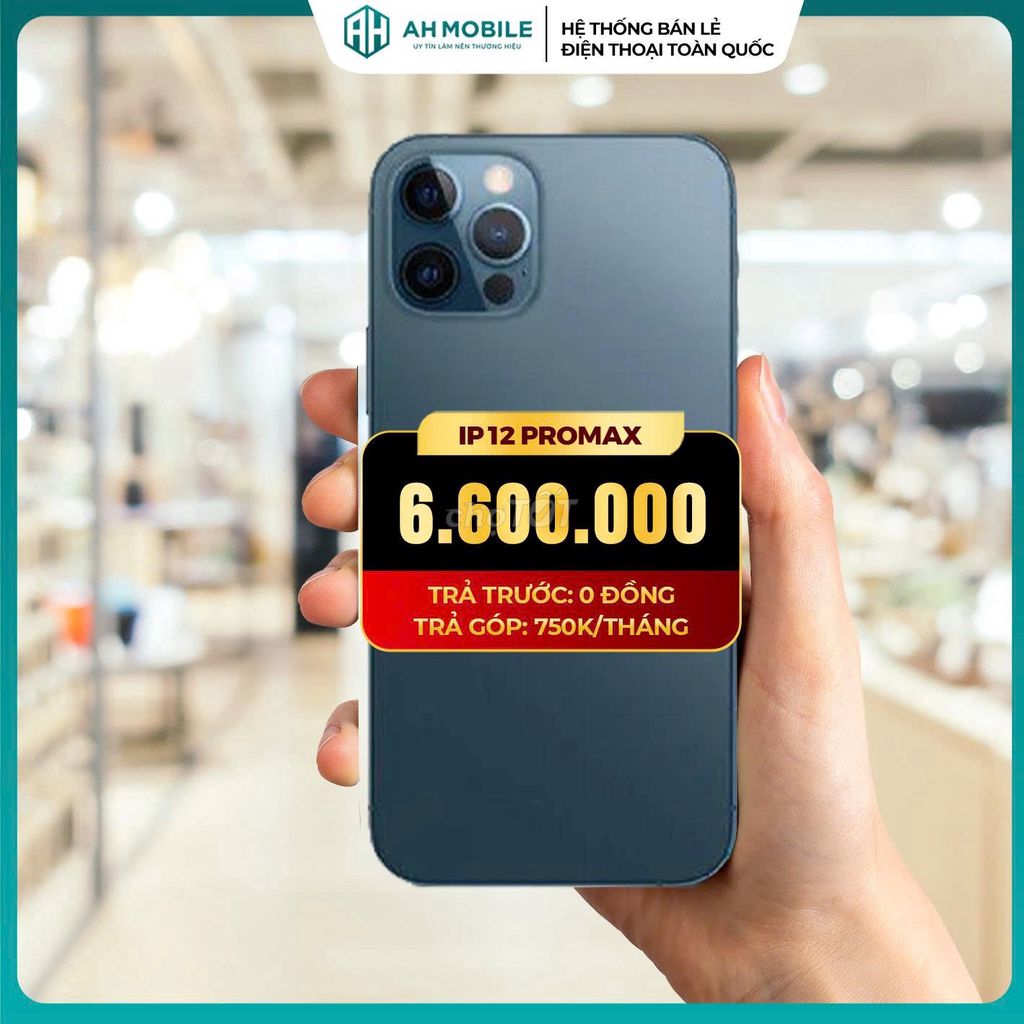 🍎IPHONE 12 PRM💥XẢ KHO  GIẢM SỐC 4TR - BAO NỢ XẤU 🍎. Mua bán Điện thoại tại Quận Thanh Khê Đà Nẵng được đăng bởi AH Mobile 239 Trần Cao Vân Đà Nẵng hình 1