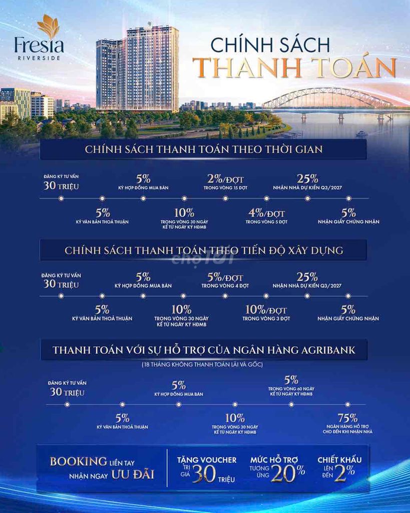 Căn hộ Resort Fresia Riverside 2PN/54m2 chiết khấu đến 6% đợt 1. Mua bán Căn hộ/Chung cư tại Thành phố Biên Hòa Đồng Nai được đăng bởi Nguyễn Hoàng Land hình 2