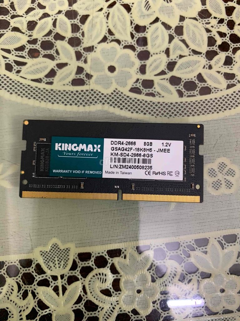 Ddr4 kingmax 8g 266v chính hãng viễn sơn bh 6/2025