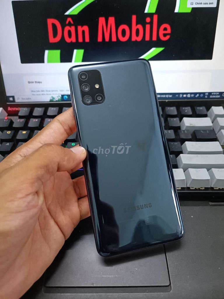 SAMSUNG M51 8GB.128GB PIN 7000 SNAP 730 FULL CN. Mua bán Điện thoại tại Quận Bình Thạnh Tp Hồ Chí Minh được đăng bởi Dân Mobile hình 1