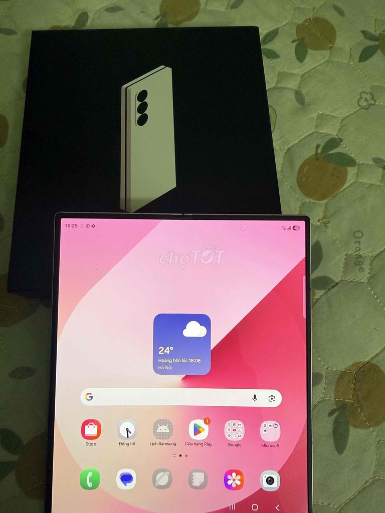 Samsung Galaxy Z Fold6 hồng 12/256Gb. Mua bán Điện thoại tại Huyện Đông Anh Hà Nội được đăng bởi Bố Bé Tũn hình 1