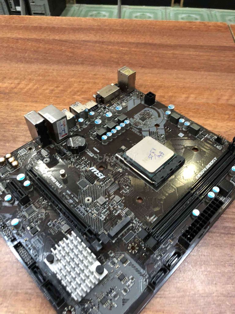 Bo mạch chủ MSI B450M A Pro Max II R5 5500. Mua bán Linh kiện (RAM, Card...) tại Huyện Trảng Bàng Tây Ninh được đăng bởi Phan Chí Nghĩa hình 1