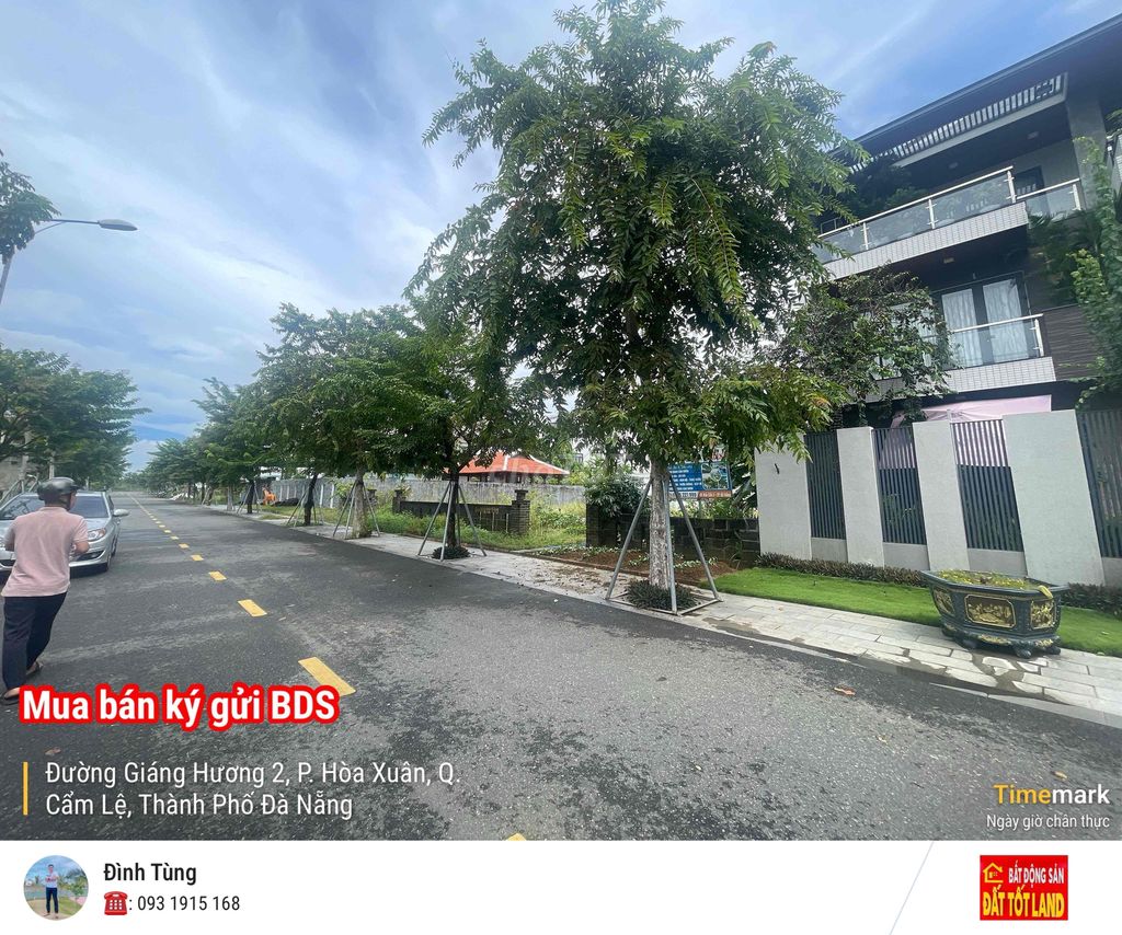 BÁN ĐẤT BT EURO VILLAGE 2 - 300M2 - HÒA XUÂN - CẨM LỆ - ĐÀ NẴNG