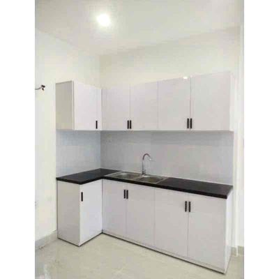 Tủ Bếp Chữ L kt: 80*160cm sâu 40cm mặt dán gạch 45. Mua bán Tủ, kệ gia đình tại Quận 3 Tp Hồ Chí Minh được đăng bởi Nội Thất Sài Gòn