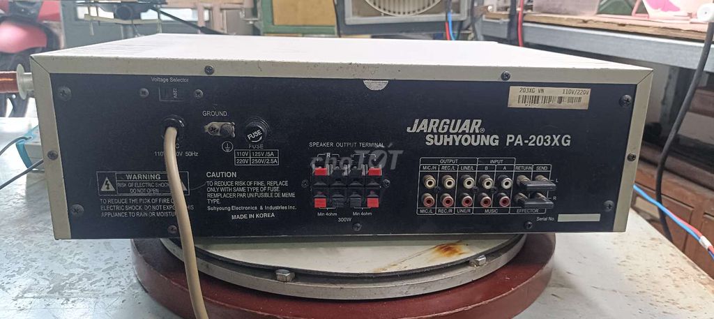 Amply karaoke Jarguar Suhyoung PA-203XG. Mua bán Tivi, Âm thanh tại Quận Bình Thạnh Tp Hồ Chí Minh được đăng bởi BẢO NGUYÊN hình 1