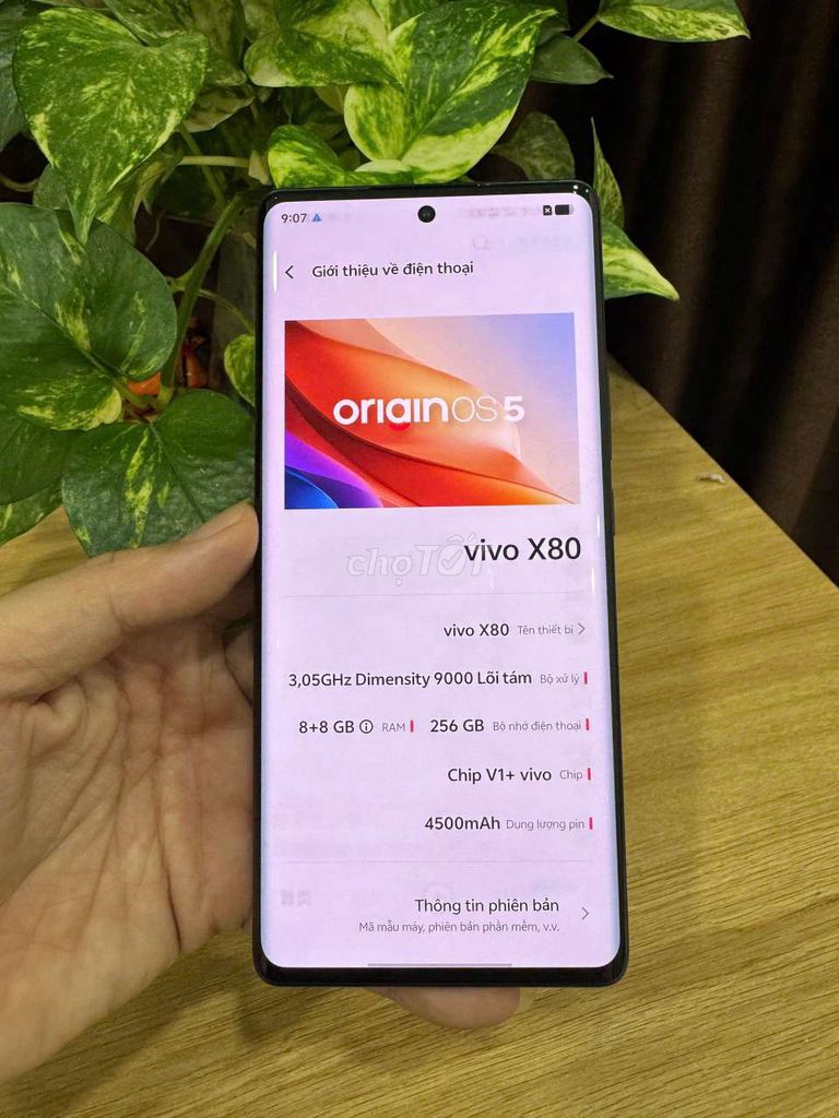 Vivo X80 Dimensity 9000 16GB/256GB. Mua bán Điện thoại tại Huyện Mỹ Đức Hà Nội được đăng bởi Huy Nguyễn hình 1