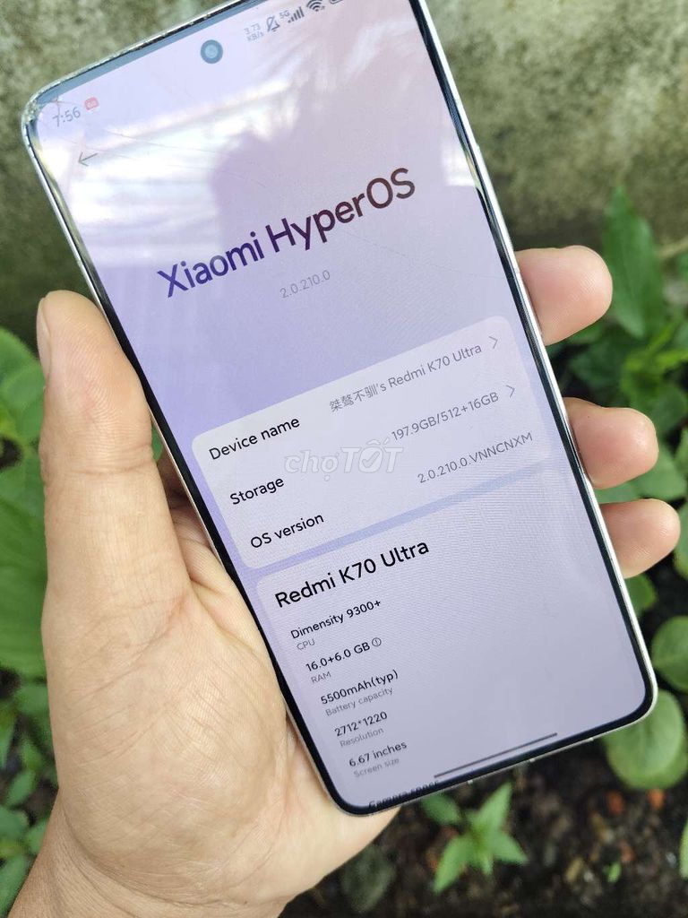 Xiaomi Redmi K70 Ultra 16GB/512GB Trắng. Mua bán Điện thoại tại Thị xã Tân Uyên Bình Dương được đăng bởi Được hình 1
