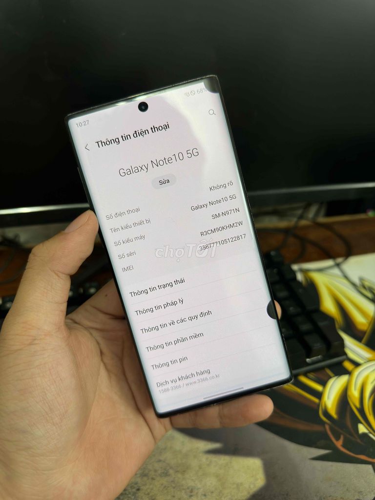 Samsung Note 10 5G 12GB/256GB Màn Đốm. Mua bán Điện thoại tại Quận 11 Tp Hồ Chí Minh được đăng bởi Quế Nghĩa Mobile hình 1