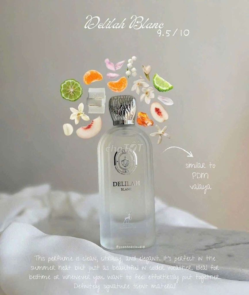 Nước hoa Maison Alhambra Delilah Blanc. Mua bán Nước hoa tại Quận Long Biên Hà Nội được đăng bởi tổng kho gia dụng  hình 1