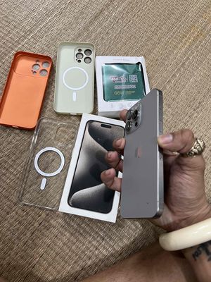 Iphone 15 promax 512gb Titan cát sa zin cứng dư
