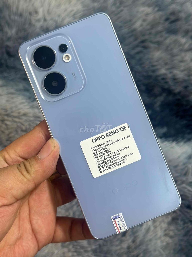 OPPO RENO 13F Cấu hình Khủng Long Bạo chúa. Mua bán Điện thoại tại Huyện Trảng Bom Đồng Nai được đăng bởi Hồ Trung Hiếu hình 1