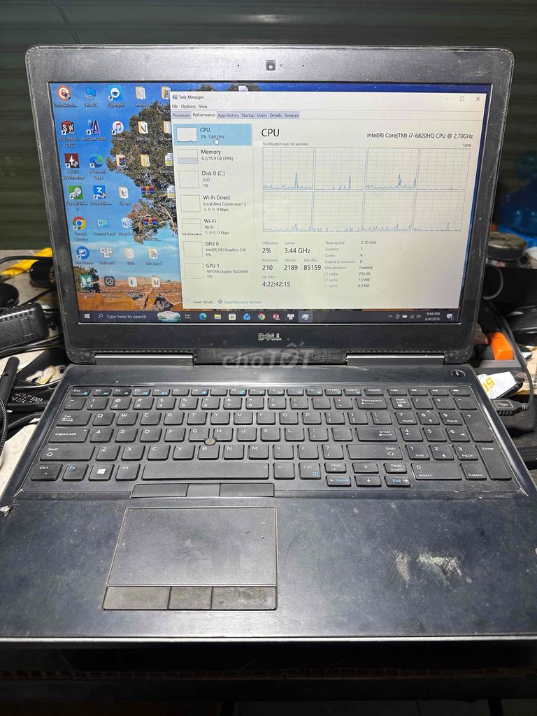 Dell Precision 7510 i7-6820HQ 16GB/256GB. Mua bán Laptop tại Huyện Đắk R'Lấp Đắk Nông được đăng bởi hoàng văn hoà hình 1