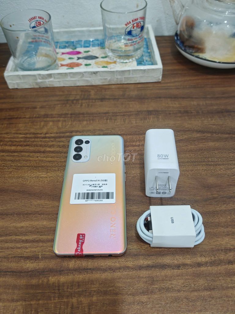 Oppo Reno 5k 5G Đa sắc 8/128 sạc 80w có ship COD. Mua bán Điện thoại tại Quận Hoàng Mai Hà Nội được đăng bởi Trần Ngọc Hiếu hình 1