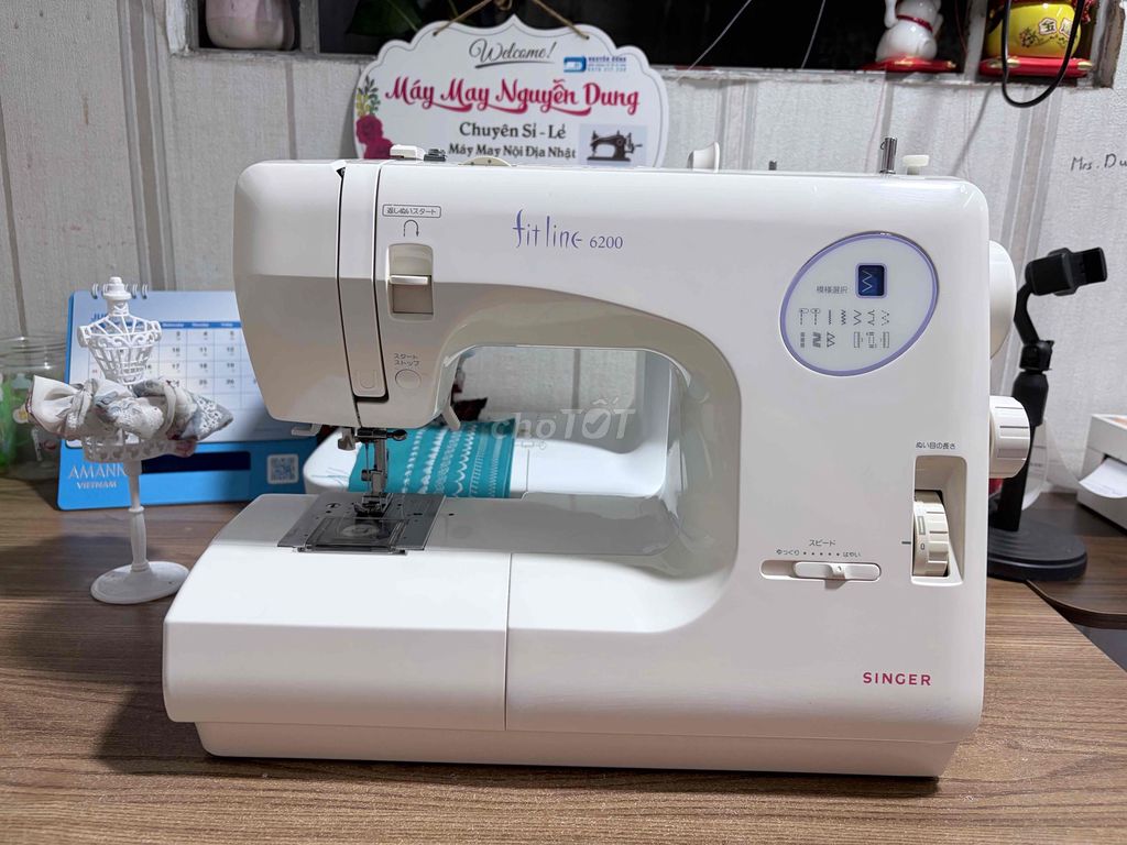 Máy may Singer Fitline 6200 Trắng, bảo hành 1 năm. Mua bán Đồ chuyên dụng, Giống nuôi trồng tại Quận Tân Phú Tp Hồ Chí Minh được đăng bởi Máy may Nguyễn Dung  hình 1