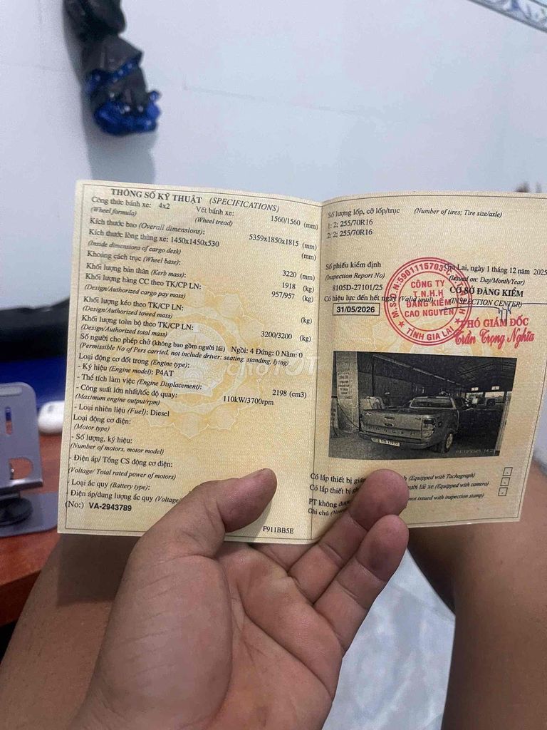 Ford Ranger 2014 XLS 2.2 4x2 AT - 100000 km. Mua bán Ô tô tại Huyện Chư Sê Gia Lai được đăng bởi Vũ Văn Hậu hình 3