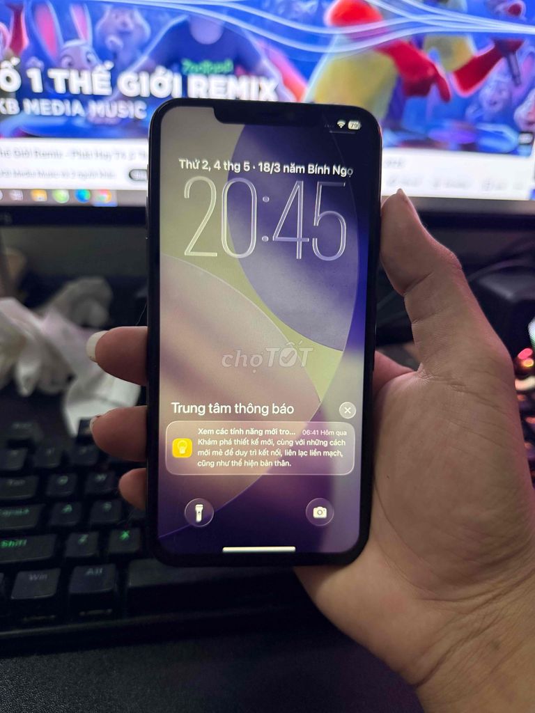 Apple iPhone 11 Pro Max Xám. Mua bán Điện thoại tại Quận Ba Đình Hà Nội được đăng bởi minh tú hình 1