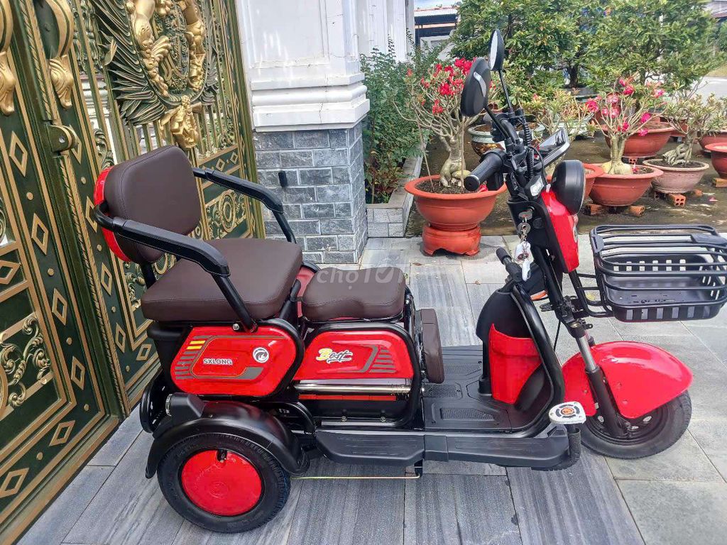 Xe điện 3 bánh mới 100% bình mới 100%. Mua bán Xe điện tại Thị xã Bến Cát Bình Dương được đăng bởi pham the cao hình 2