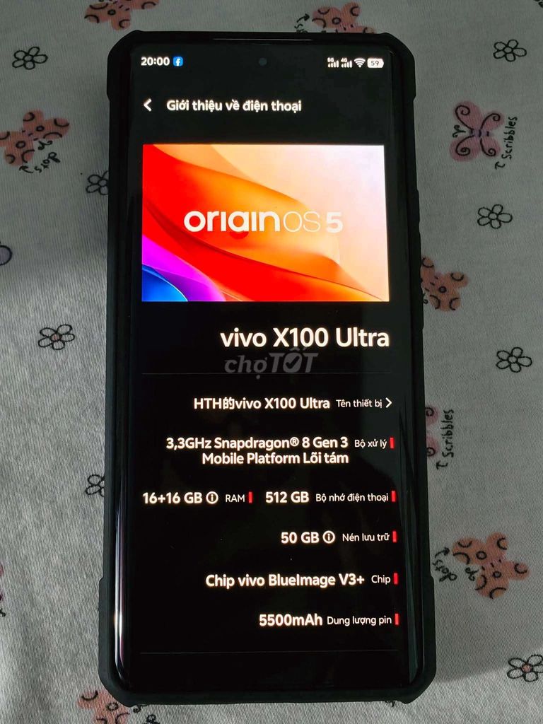 Vivo X100 Ultra 16GB/512GB Trắng. Mua bán Điện thoại tại Thành phố Phan Thiết Bình Thuận được đăng bởi SAM KHOAI hình 1